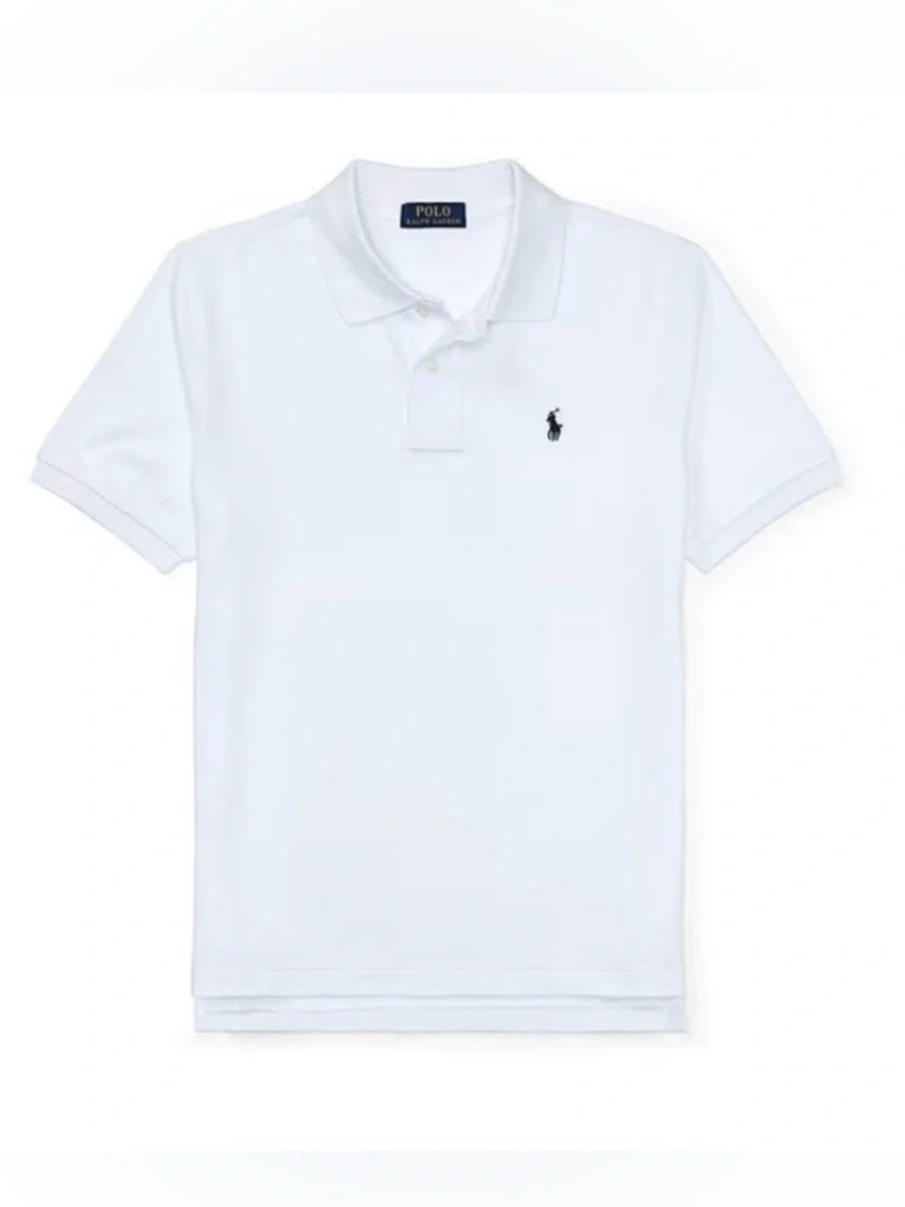Ralph Lauren White Polo with Navy Shorts Set